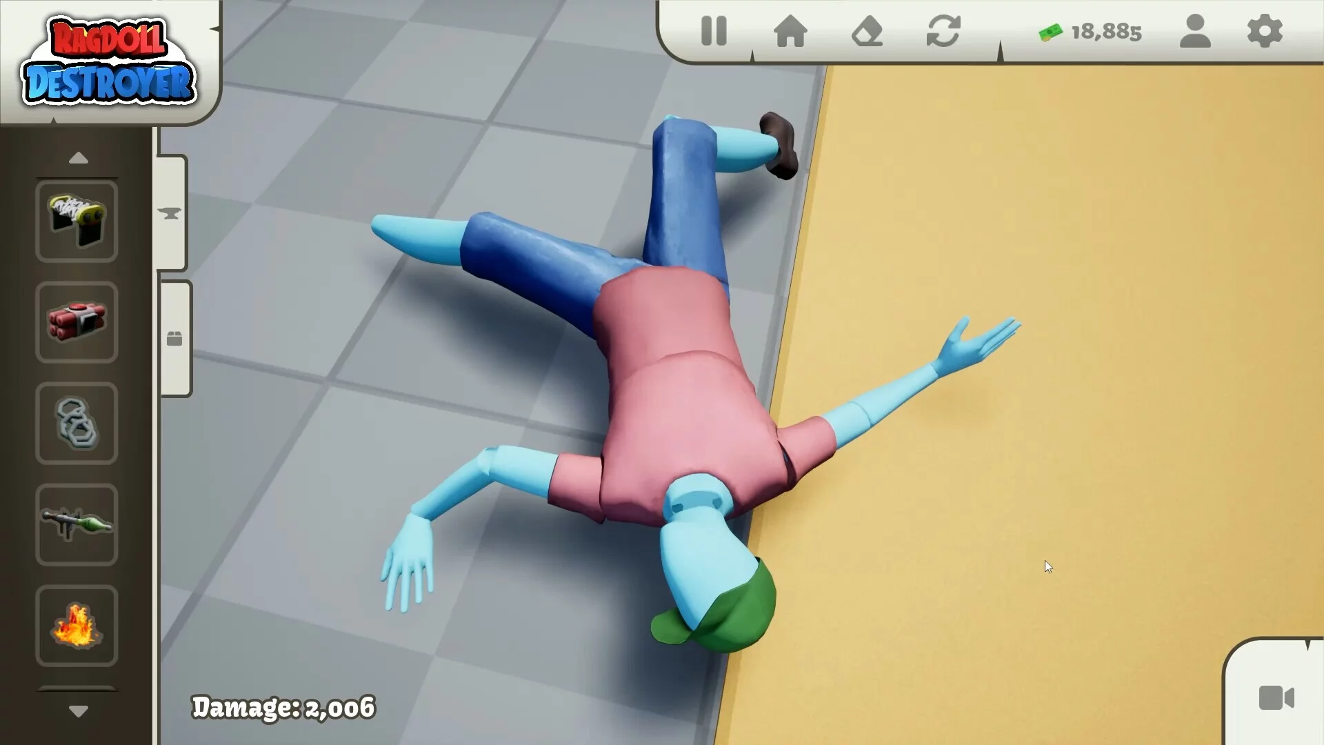 Изображение игры: Ragdoll Destroyer