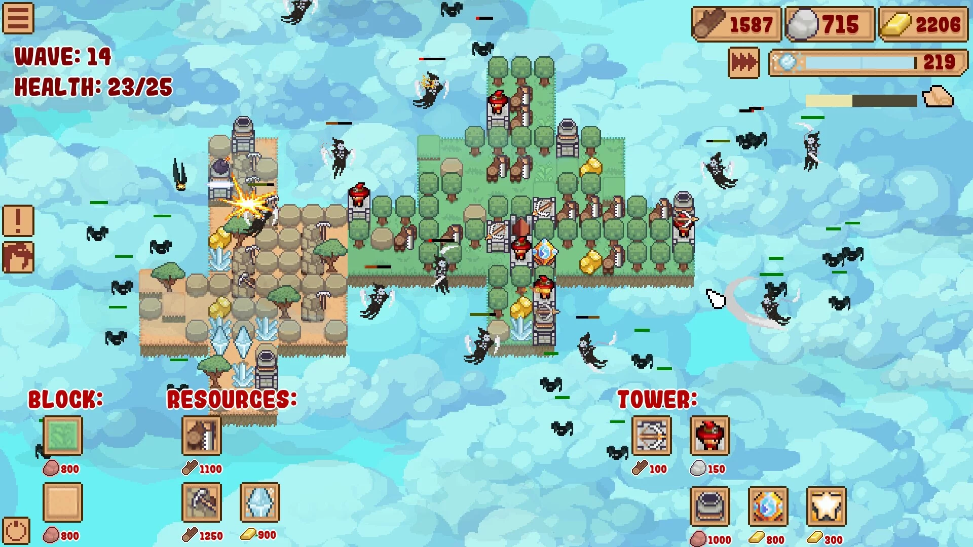Изображение игры: Block Tower TD