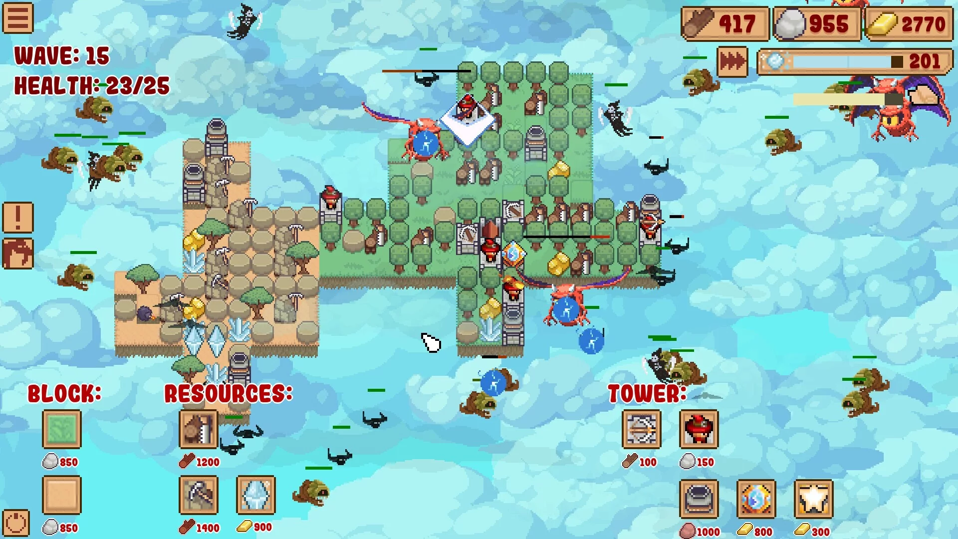 Изображение игры: Block Tower TD