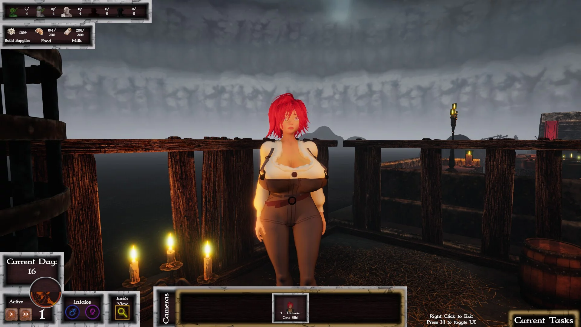 Изображение игры: Goblin Lord wants me to become a Virgin Wizard by Managing The Brothel!?
