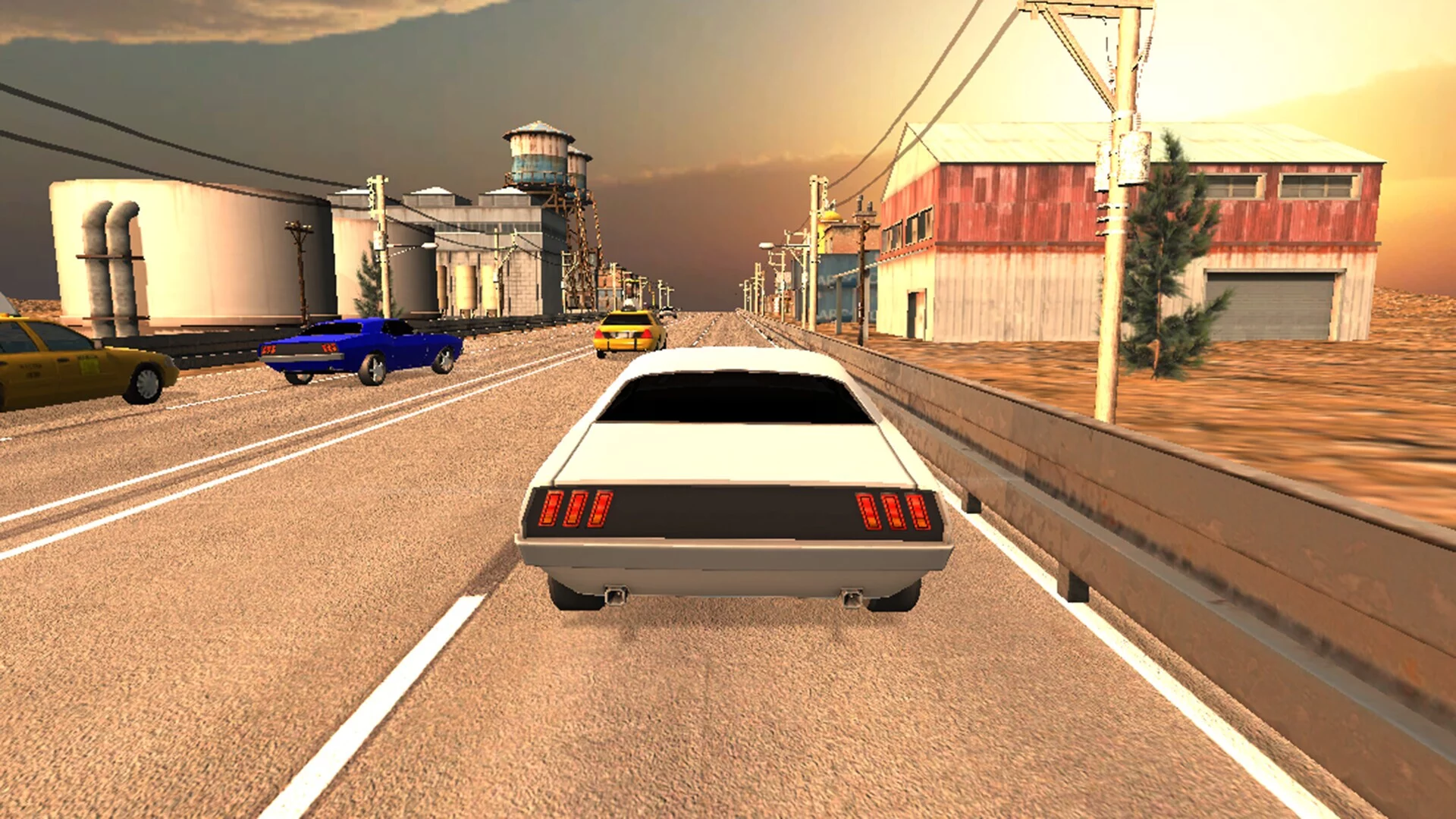 Изображение игры: Traffic Racer Highway Online