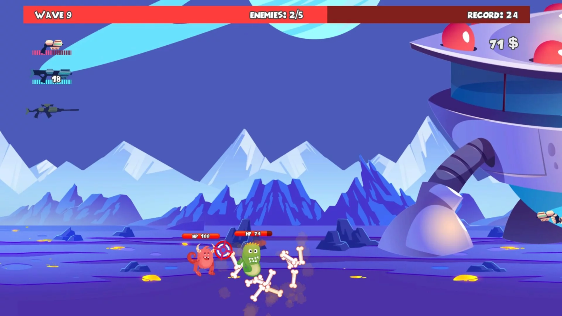 Изображение игры: Alien Protection