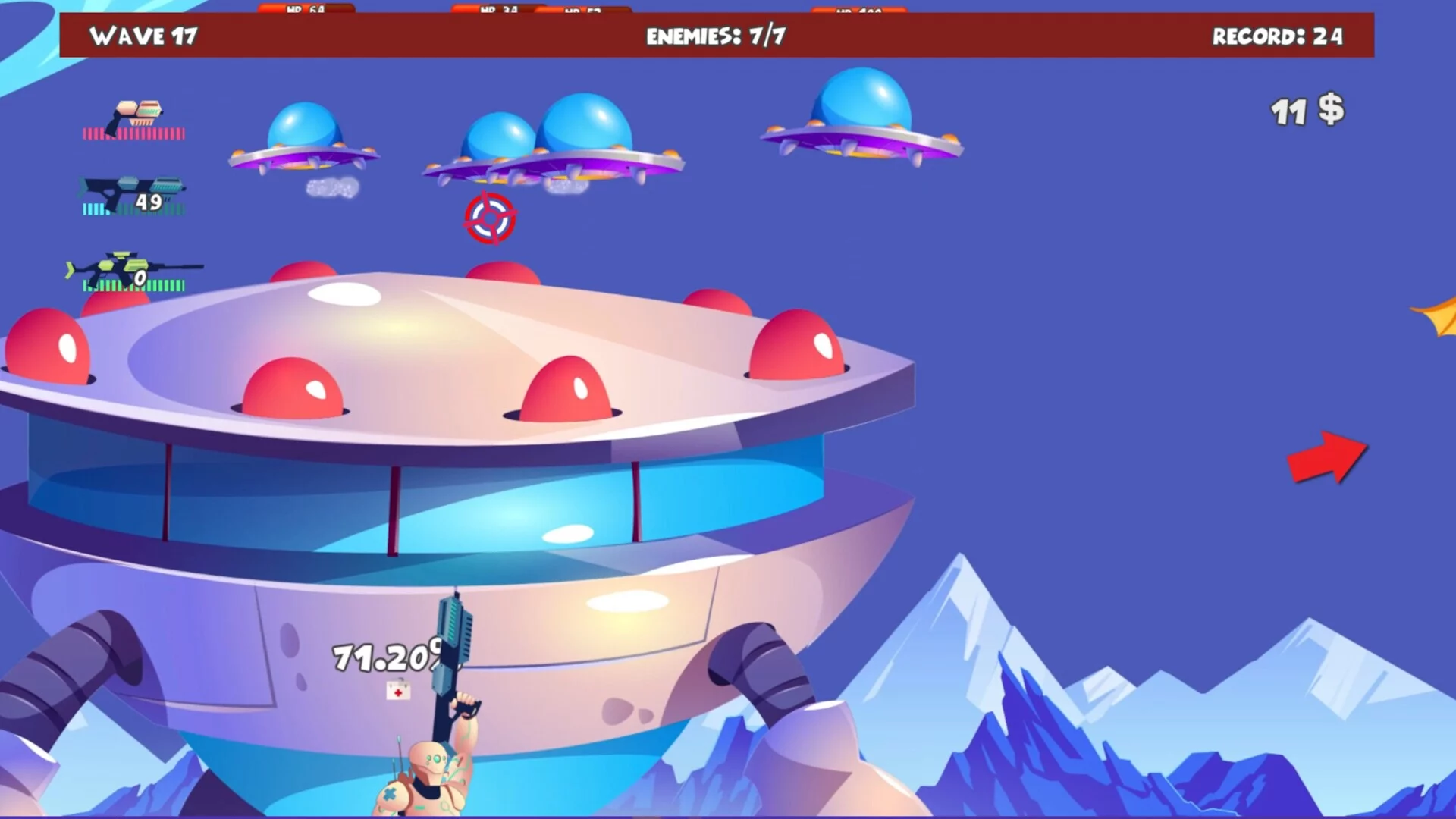 Изображение игры: Alien Protection