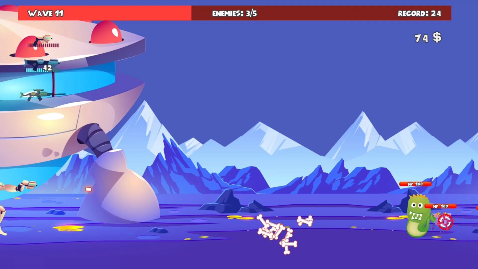 Изображение игры: Alien Protection