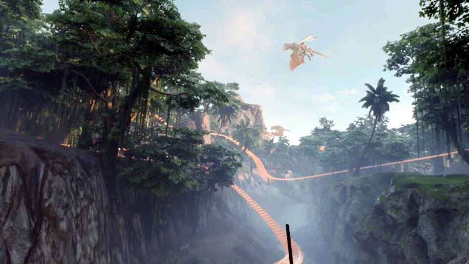 Изображение игры: Immersive Jurassic World Roller Coaster VR