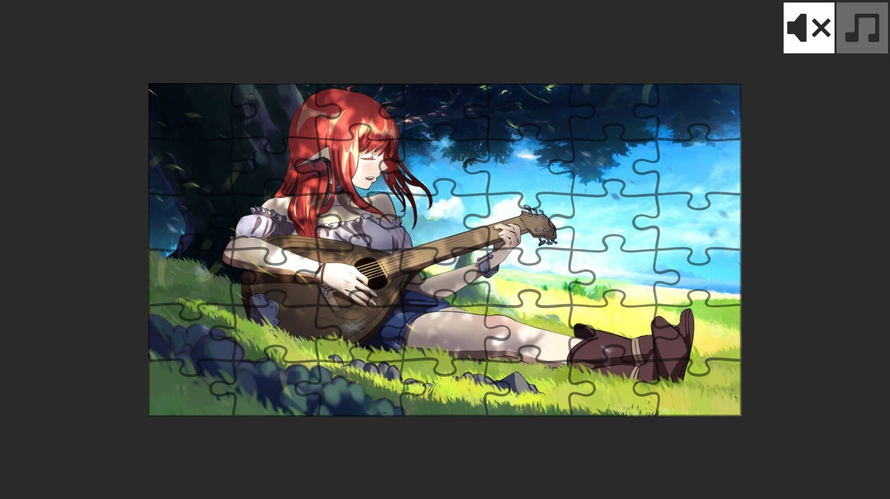 Изображение игры: Jigsaw Puzzle - Anime Girls