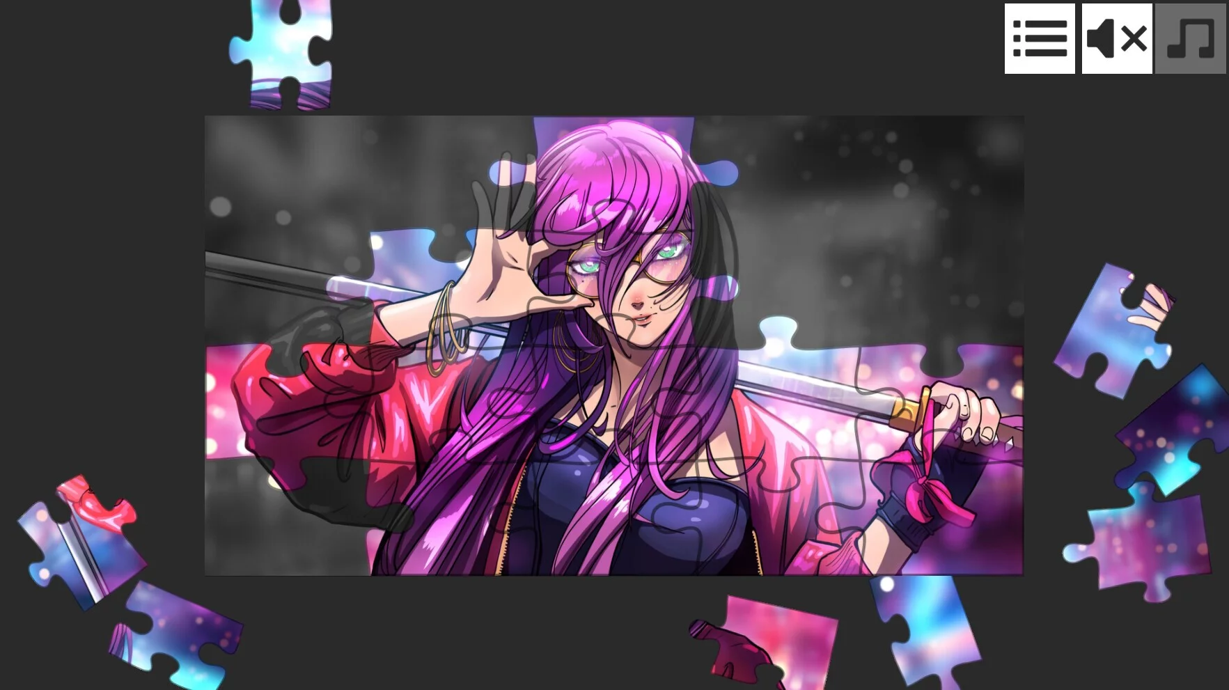Изображение игры: Jigsaw Puzzle - Anime Girls