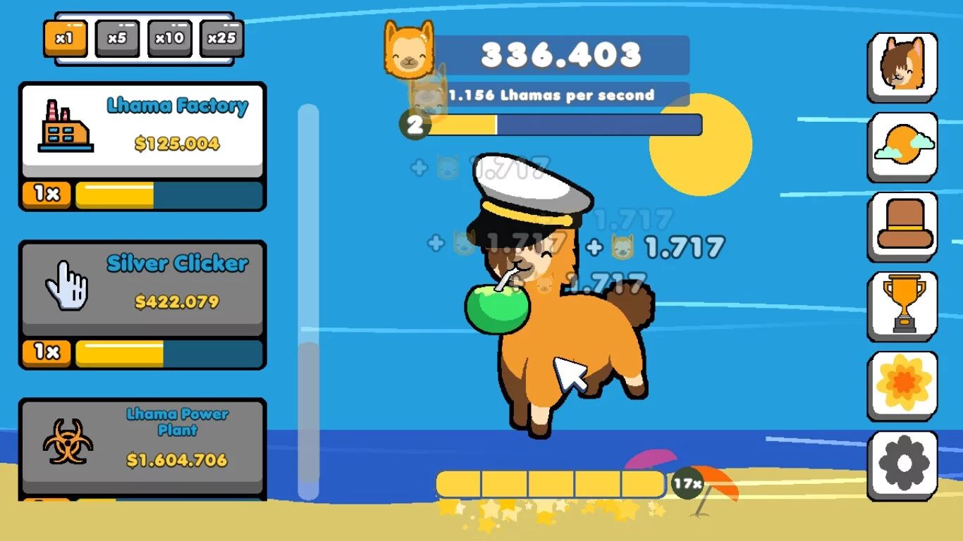 Изображение игры: Lhama Clicker Prologue