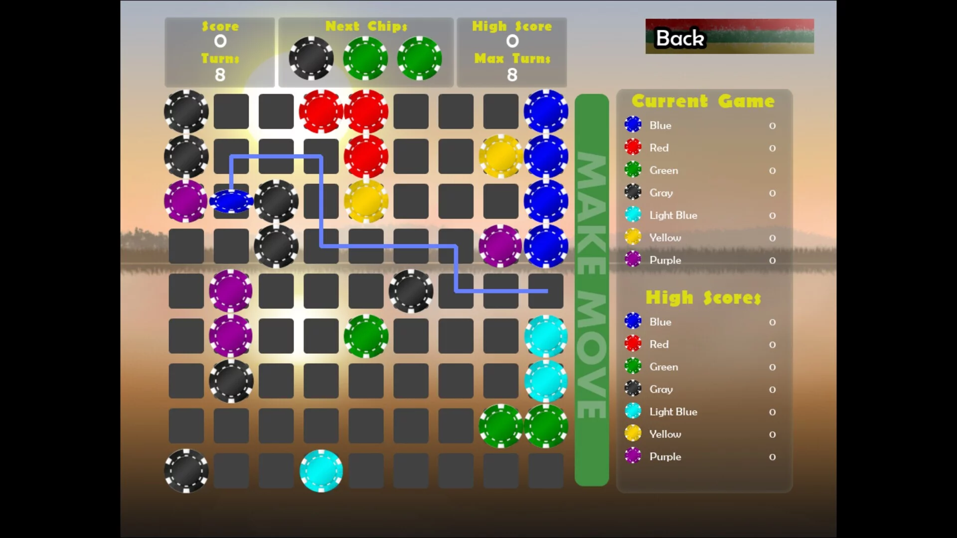 Изображение игры: Colorlines