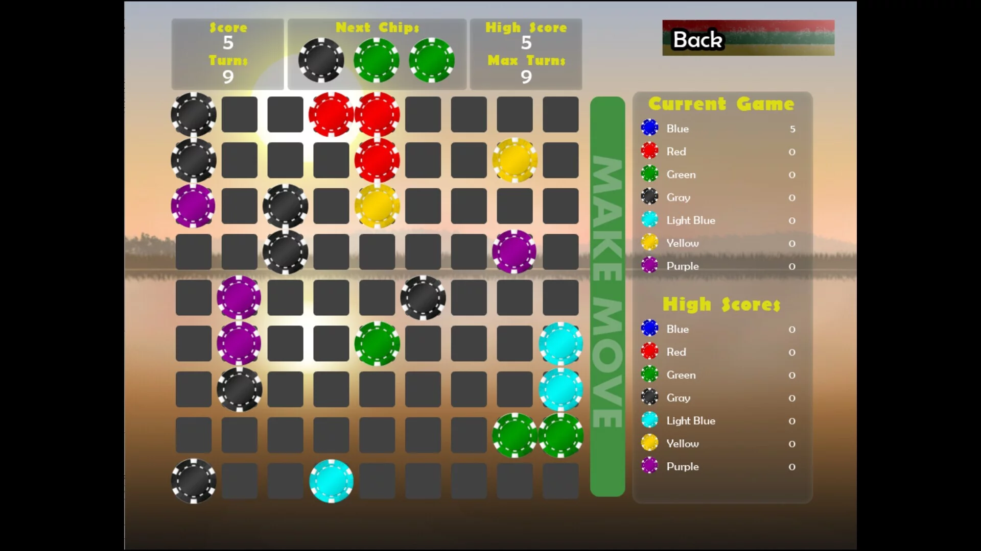 Изображение игры: Colorlines