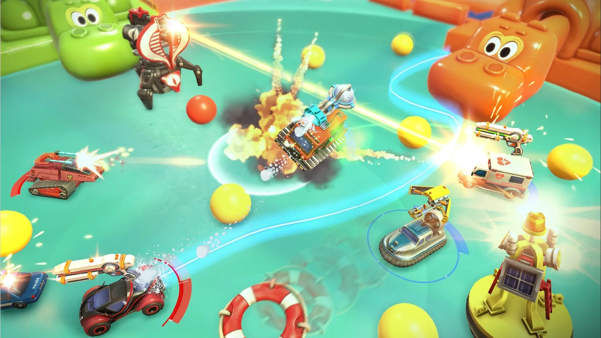 Изображение игры: Micro Machines World Series