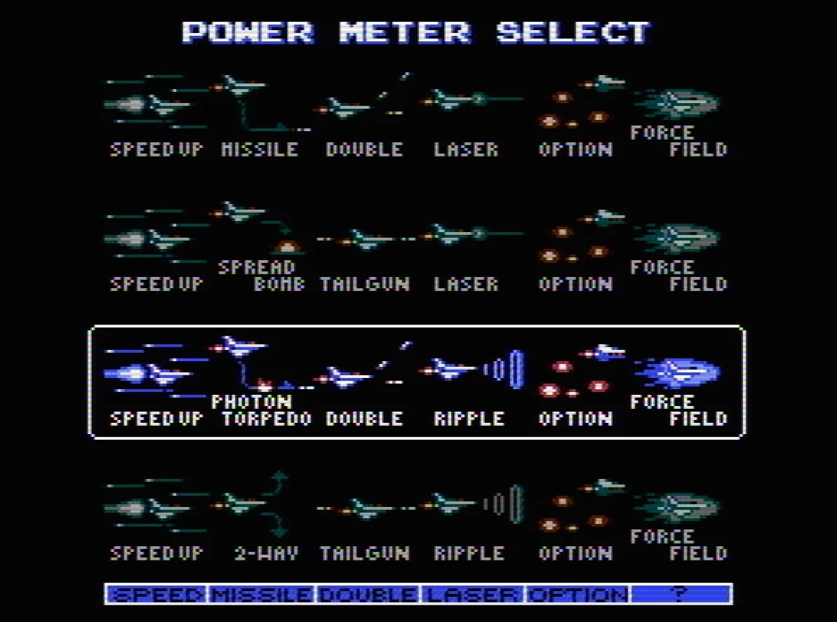Изображение игры: Gradius 2