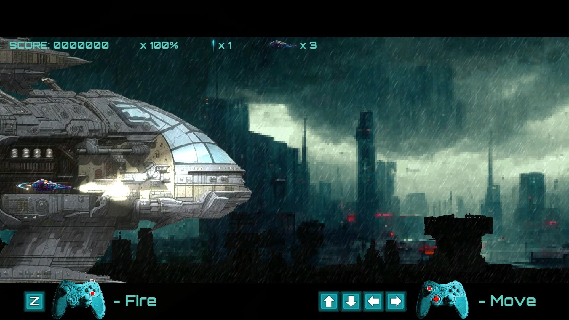 Изображение игры: Eventide: Free shoot 'em up