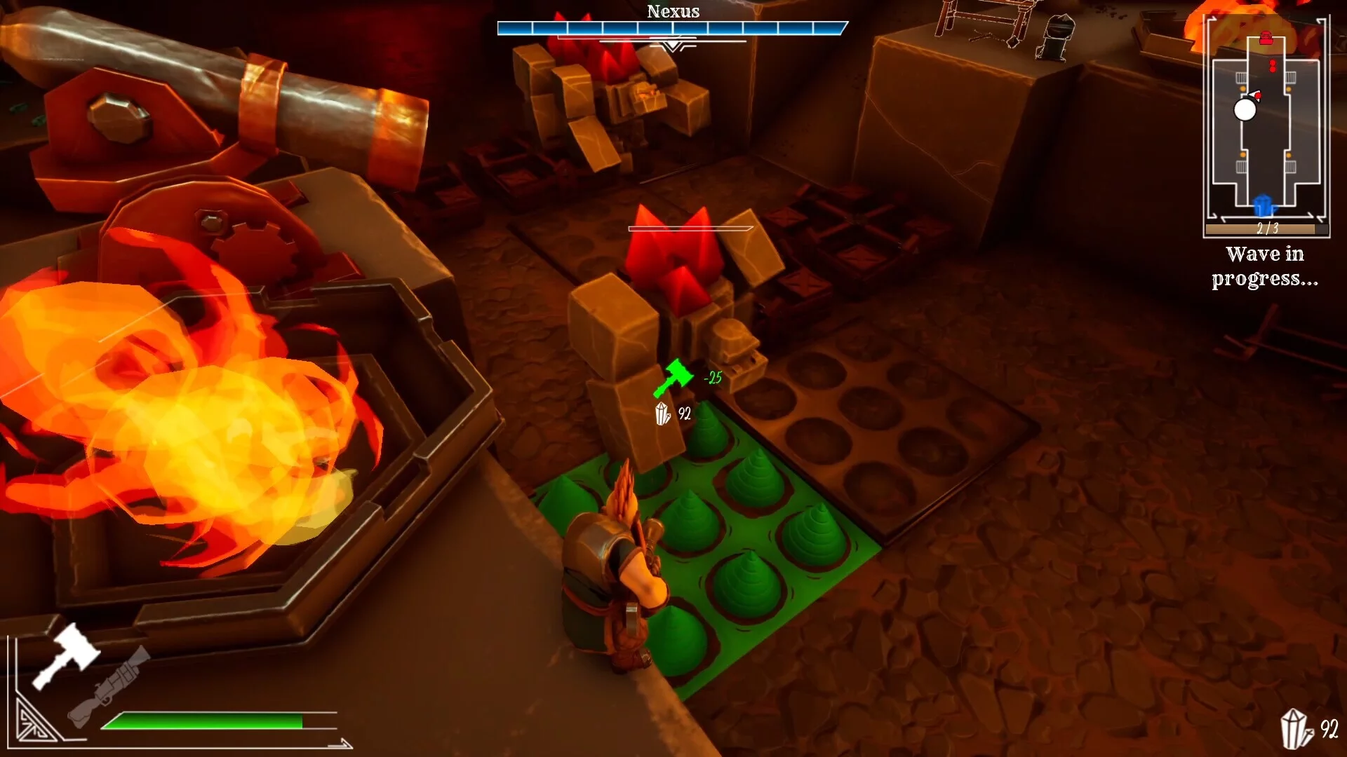 Изображение игры: Dwarfender