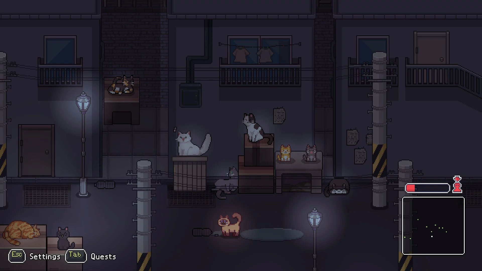 Изображение игры: A Street Cat's Tale 2