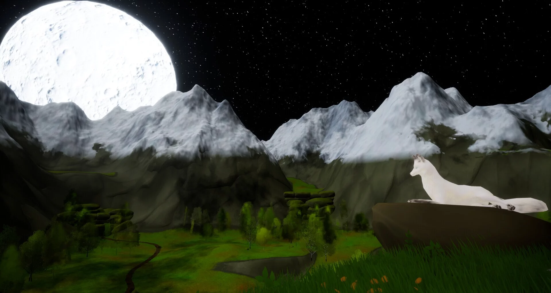 Изображение игры: Fox of the moon