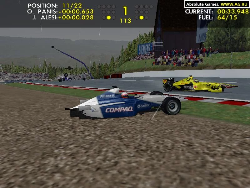 Изображение игры: F1 2001