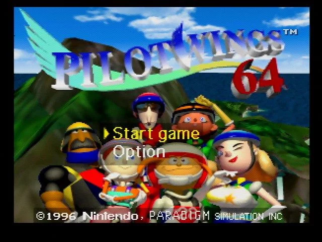 Изображение игры: Pilotwings 64