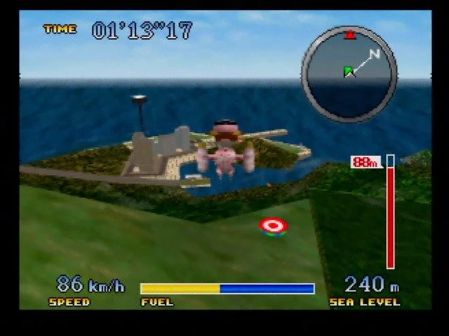 Изображение игры: Pilotwings 64