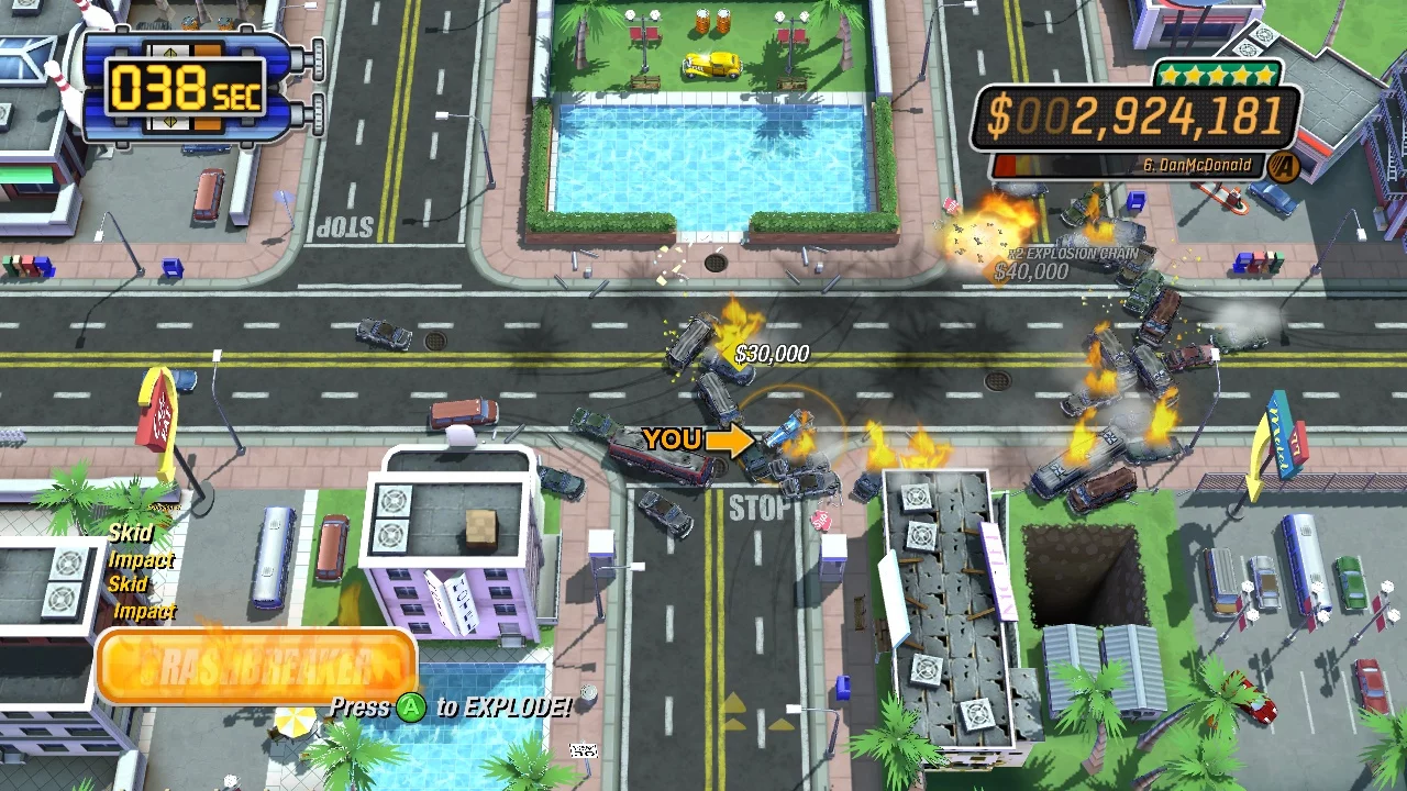 Изображение игры: Burnout Crash!