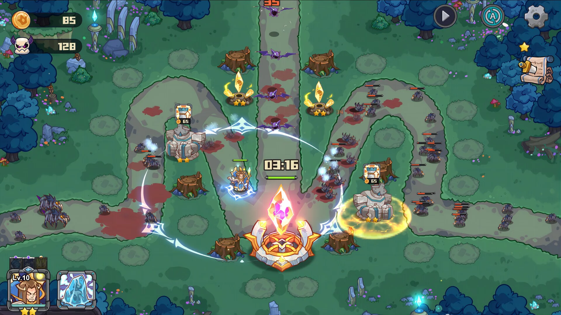 Изображение игры: Chrono Crystal