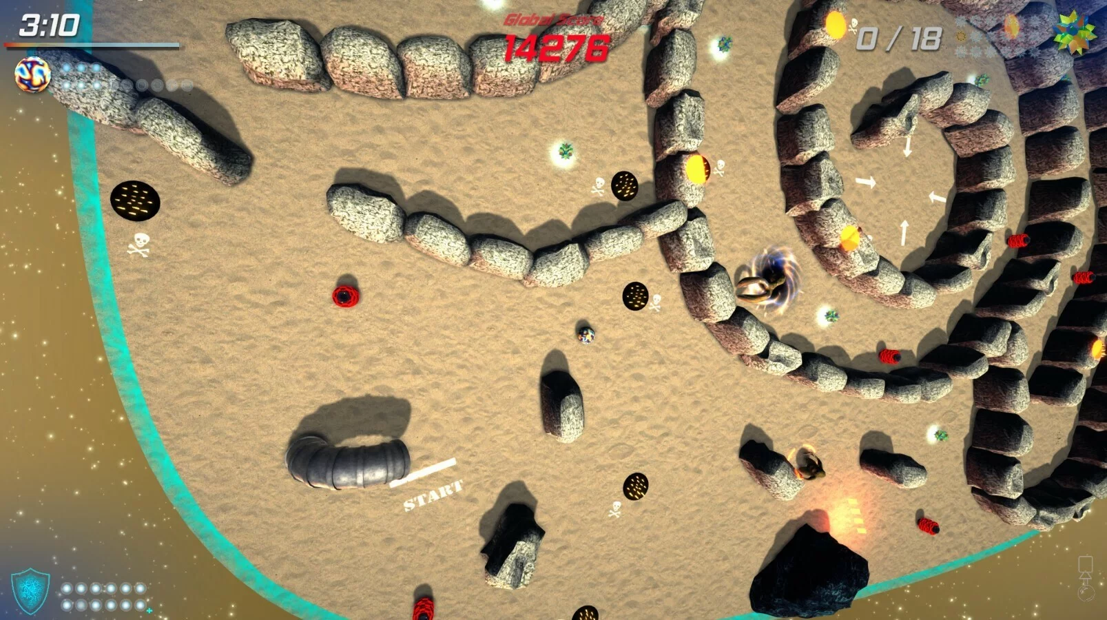 Изображение игры: Escape from the Marble Monster