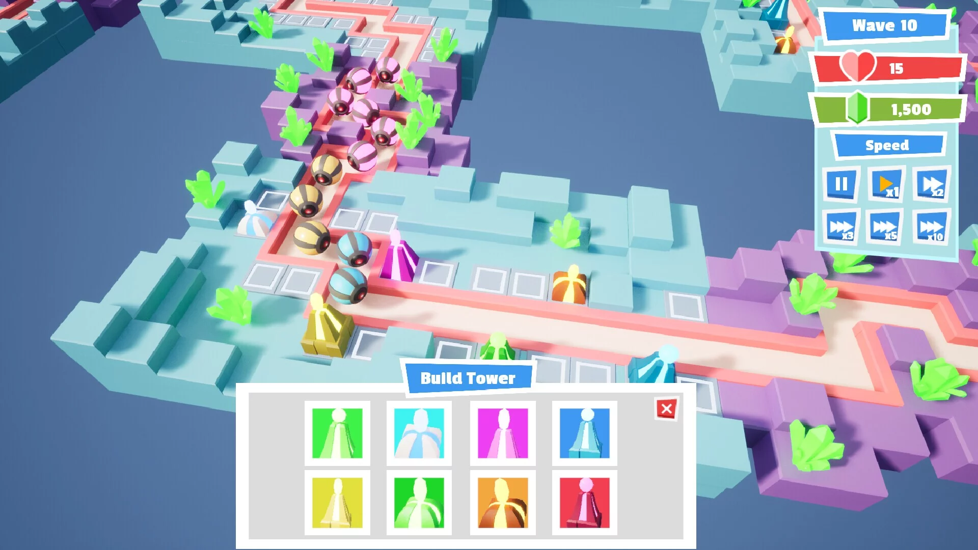 Изображение игры: Tiling Towers