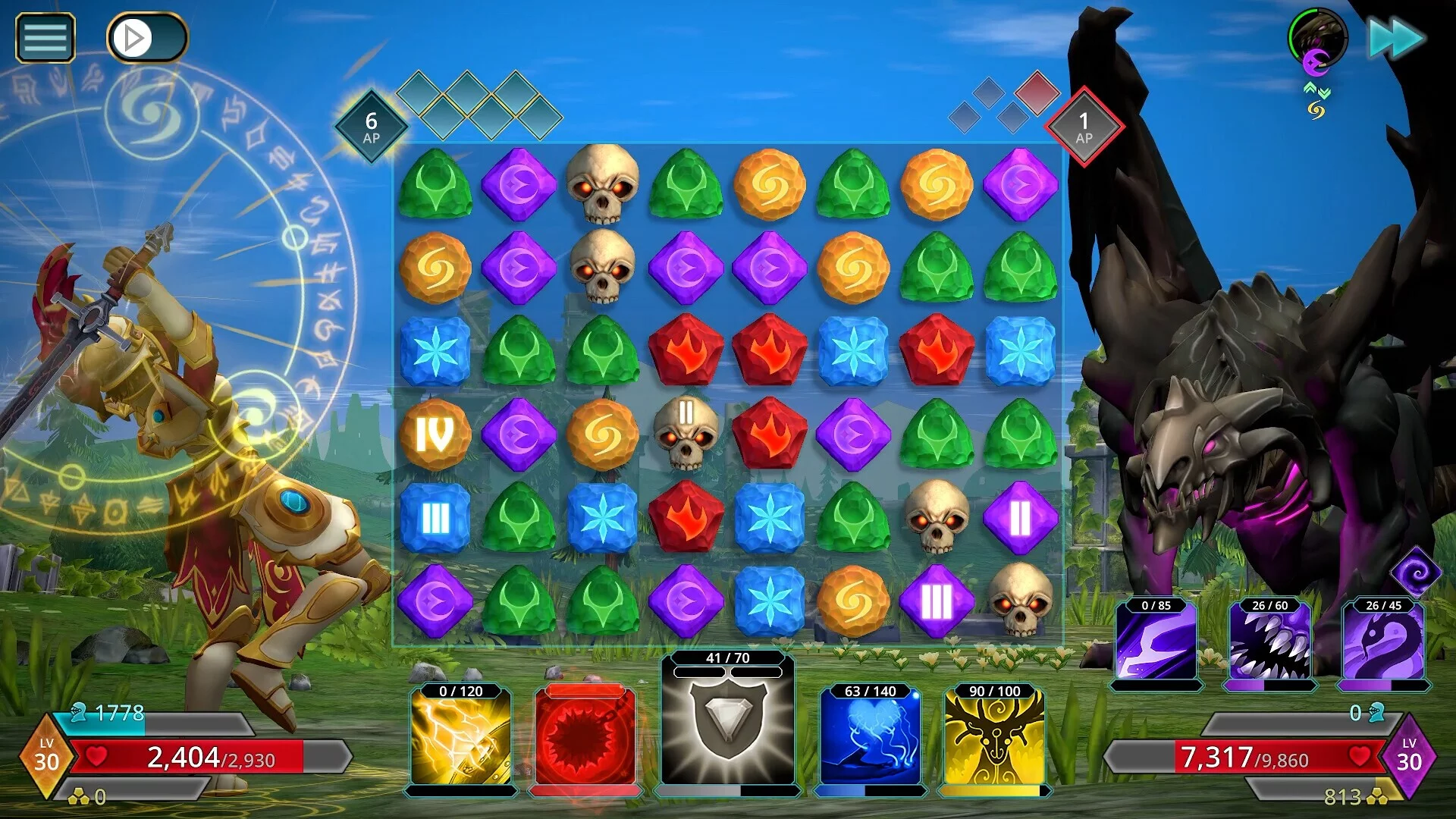 Изображение игры: Puzzle Quest 3