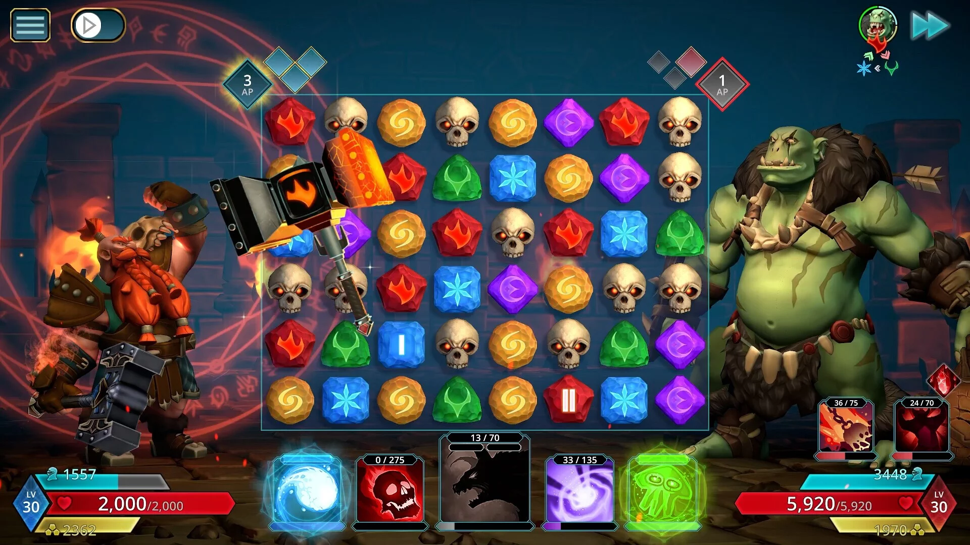 Изображение игры: Puzzle Quest 3