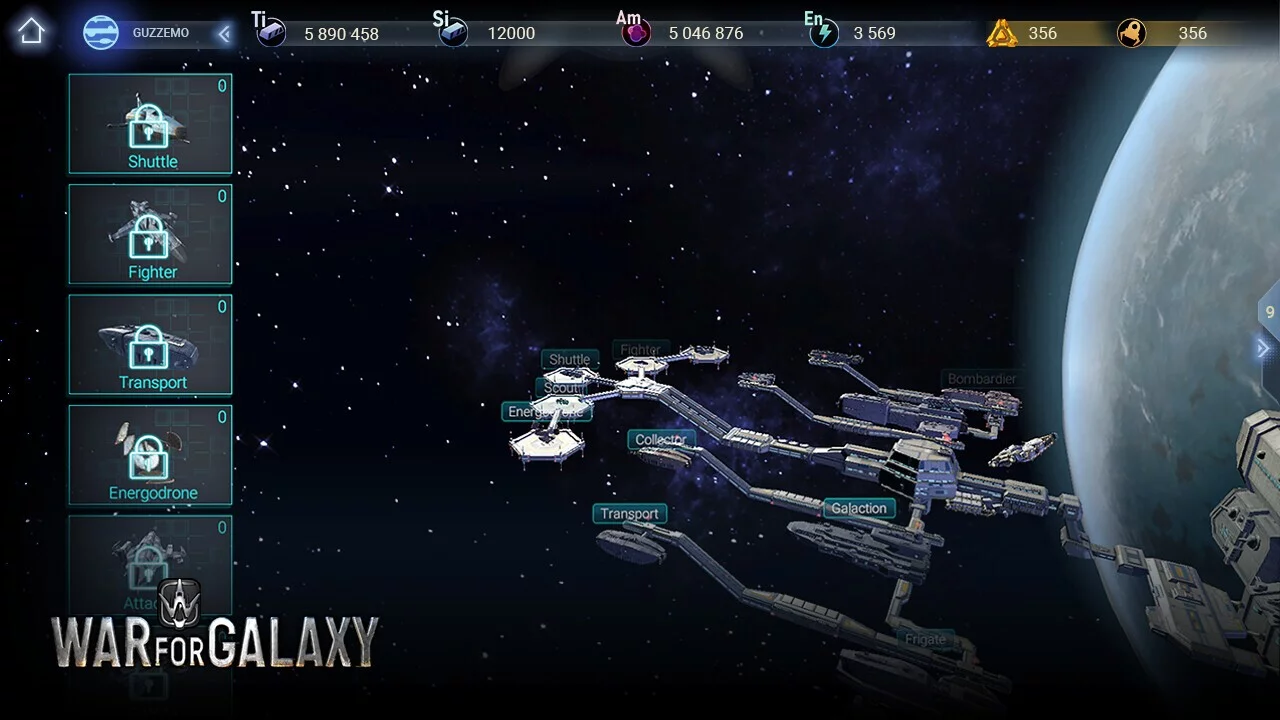 Изображение игры: War For Galaxy