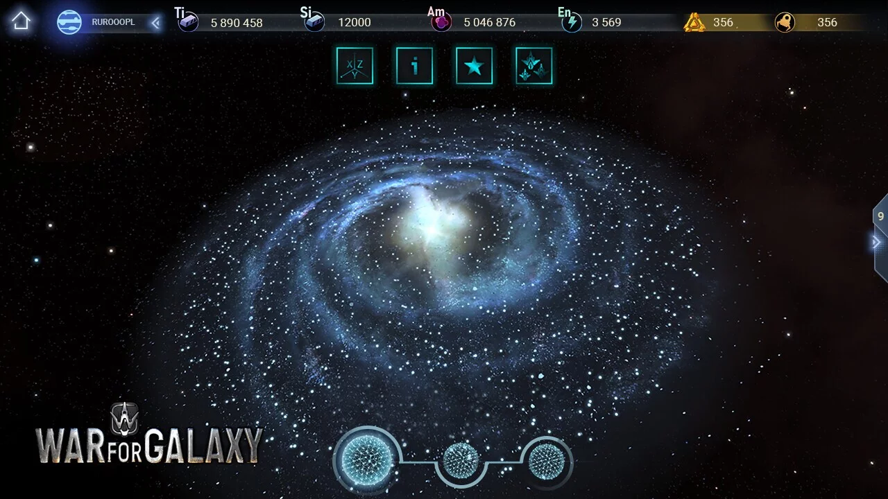 Изображение игры: War For Galaxy