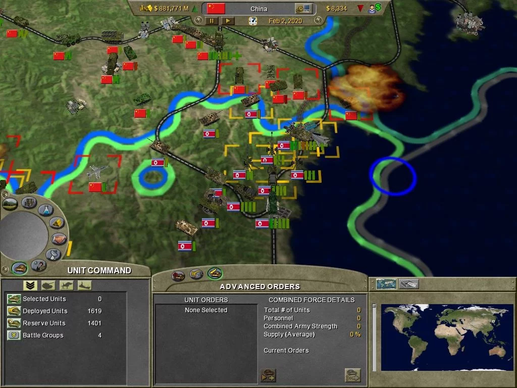 Изображение игры: Supreme Ruler 2020: Global Crisis