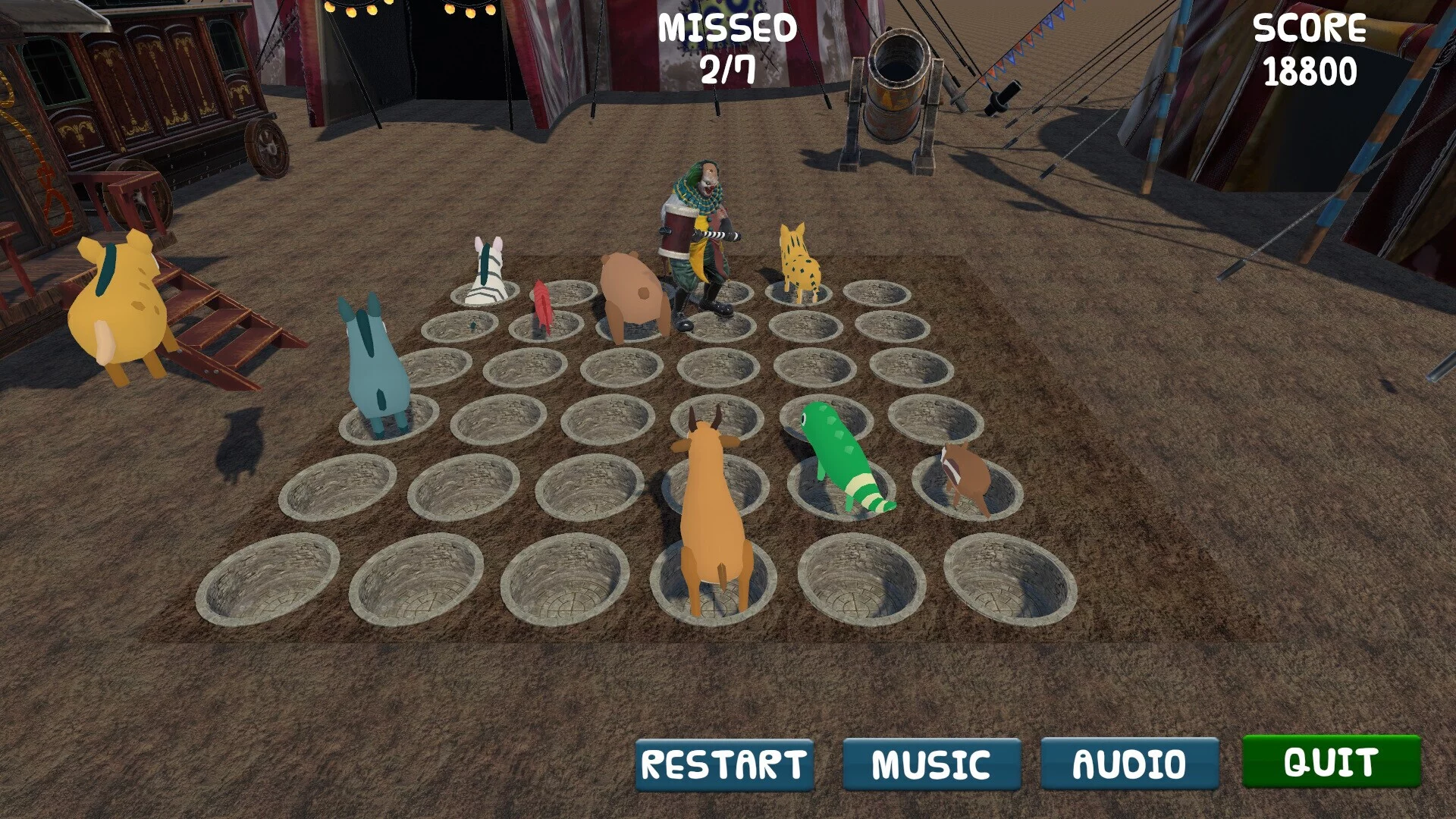 Изображение игры: Crazy The Clown's Balloon Animal Massacre