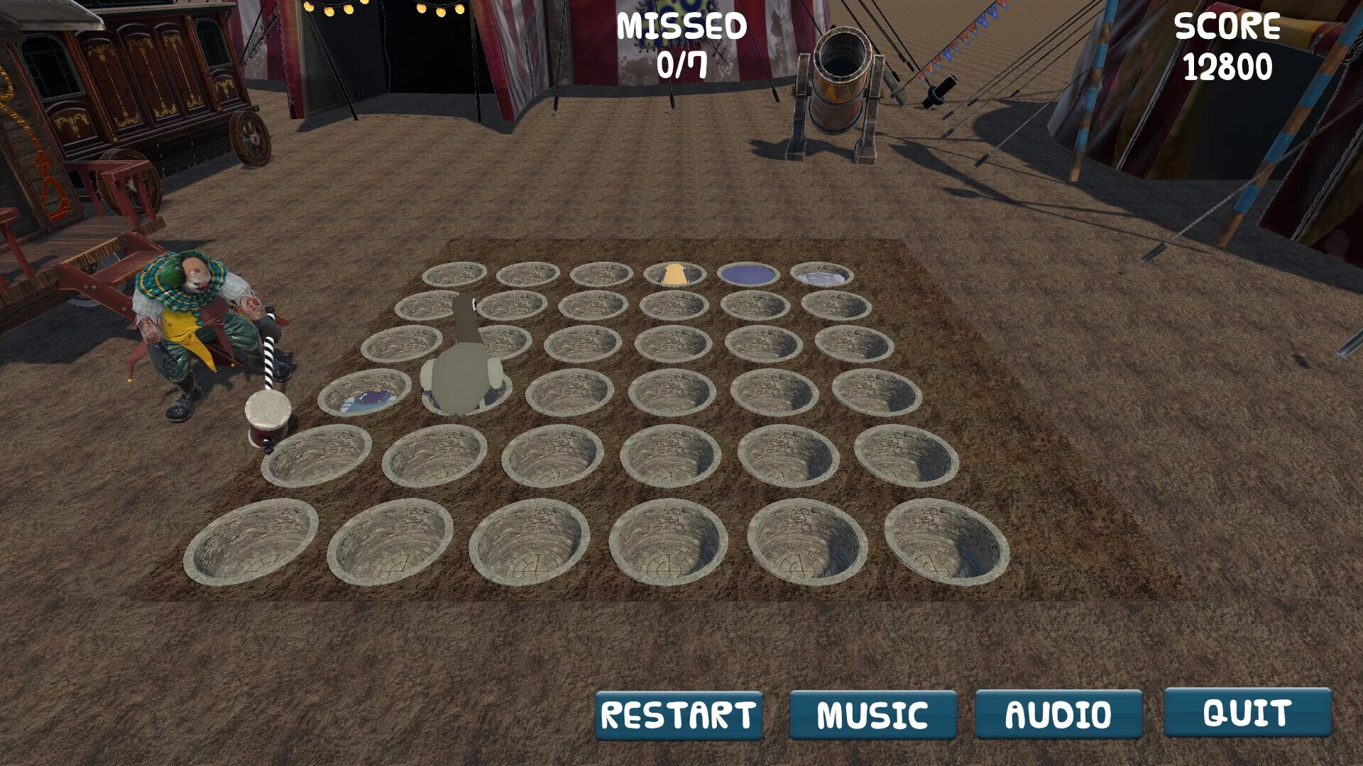 Изображение игры: Crazy The Clown's Balloon Animal Massacre