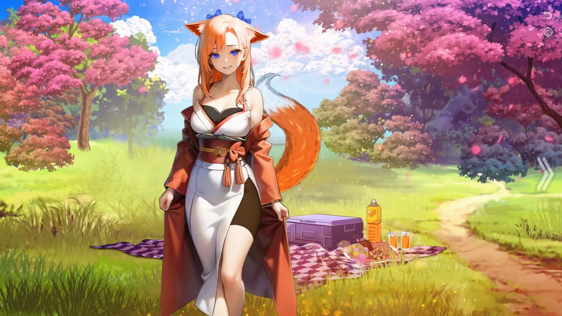 Изображение игры: Date with Foxgirl