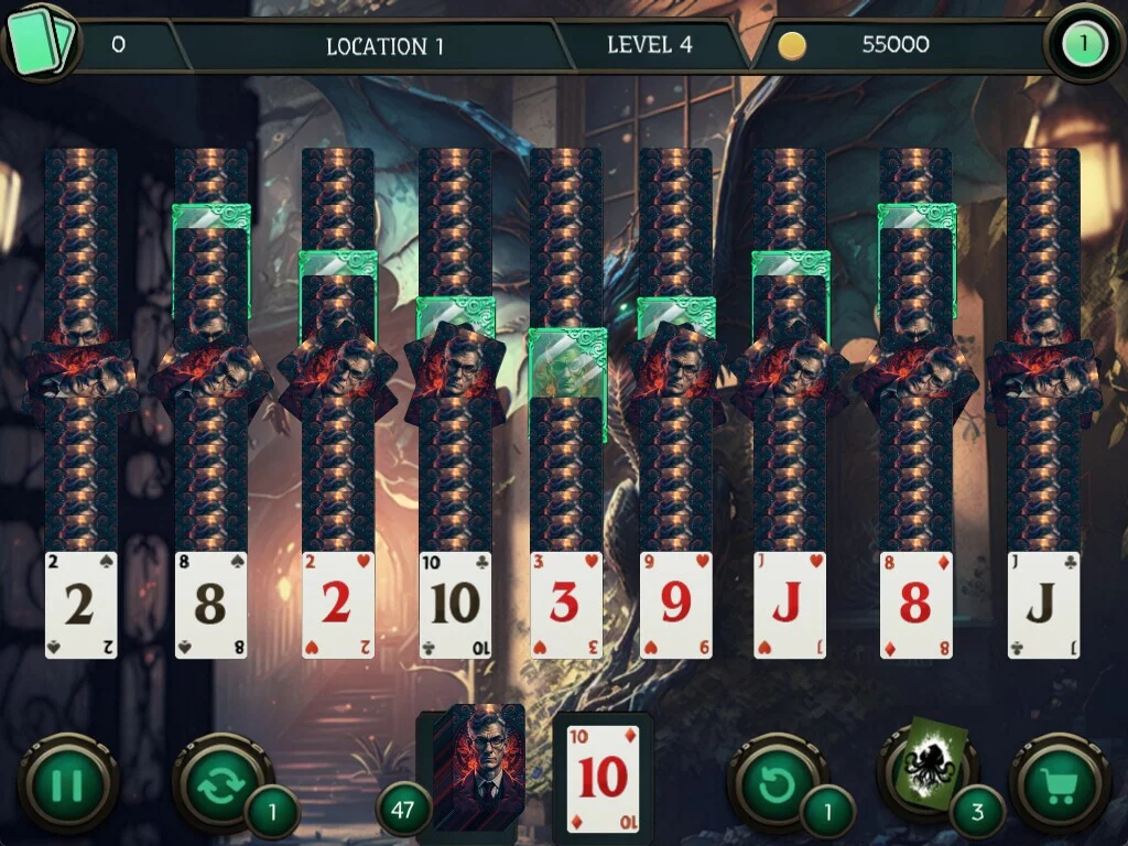 Изображение игры: Mystery Solitaire. Cthulhu Mythos 2