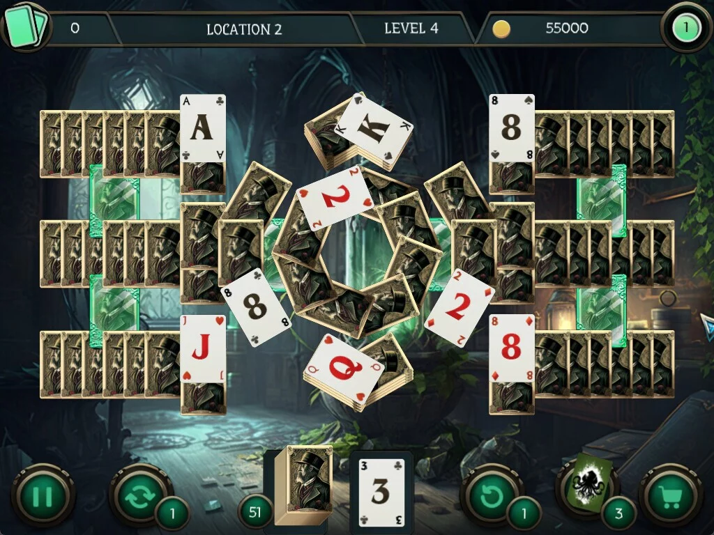 Изображение игры: Mystery Solitaire. Cthulhu Mythos 2