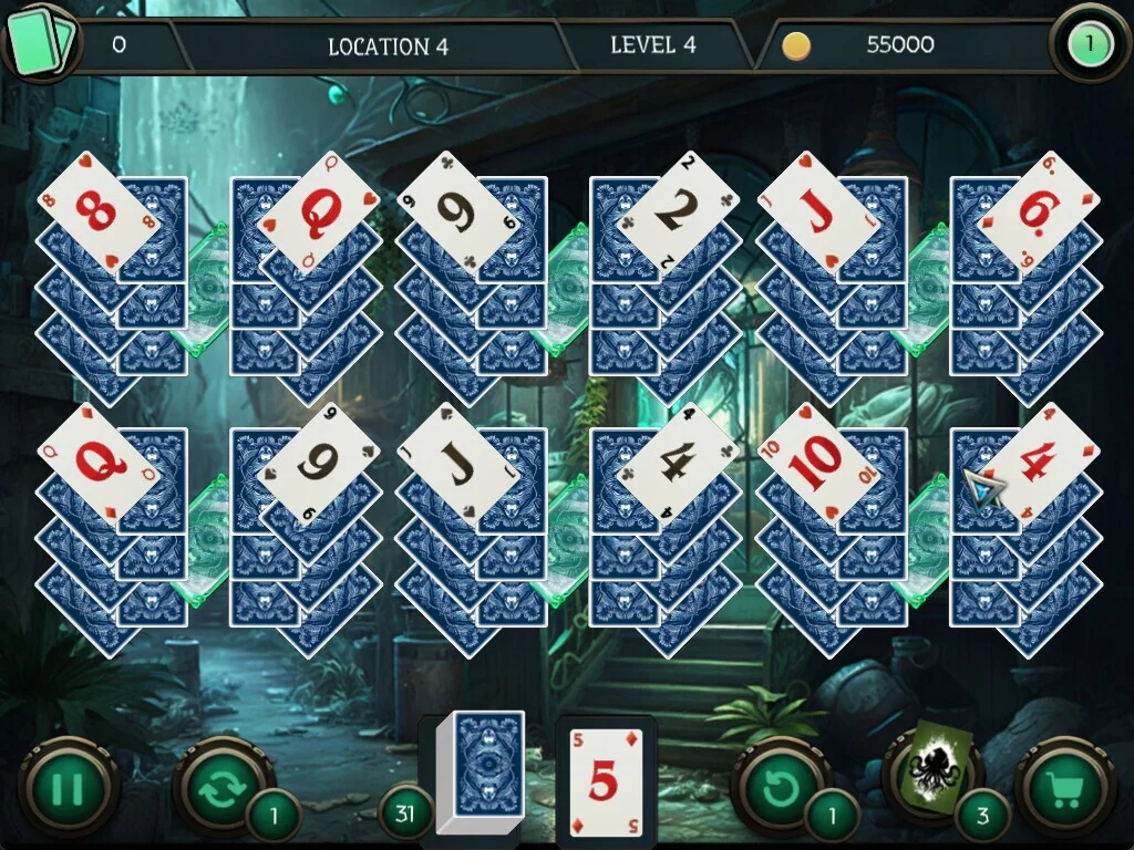Изображение игры: Mystery Solitaire. Cthulhu Mythos 2