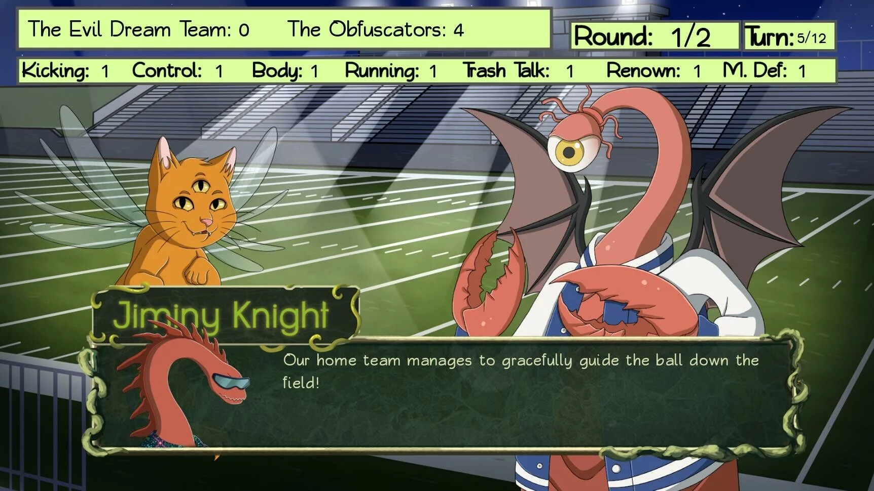 Изображение игры: Tentacle Prawn: (Actually) A Cthulhu Dating Sim