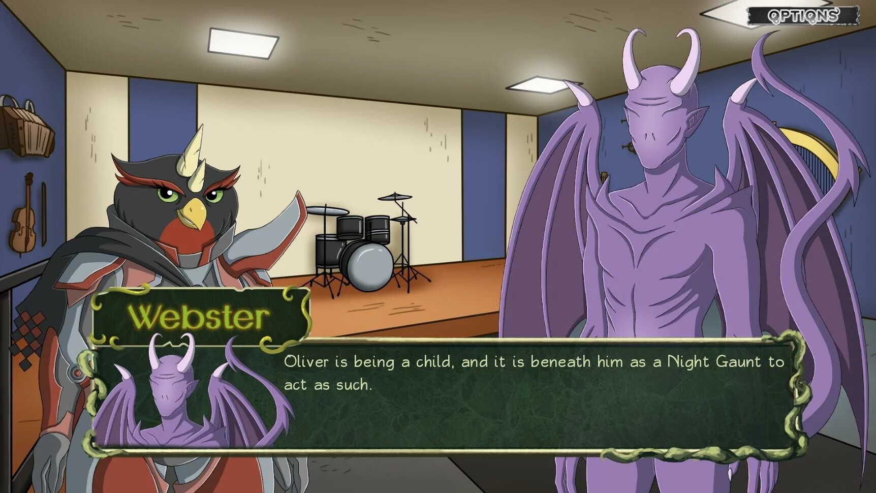 Изображение игры: Tentacle Prawn: (Actually) A Cthulhu Dating Sim