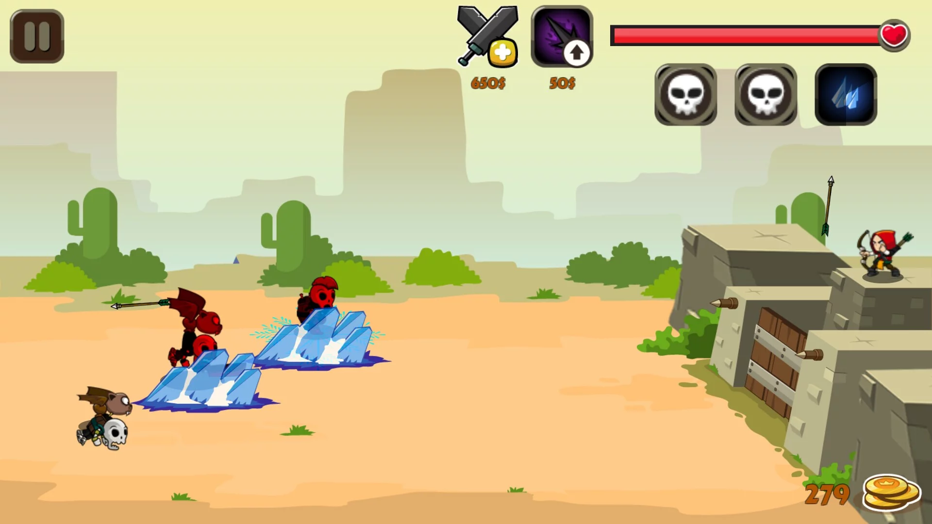 Изображение игры: Enemies Defender