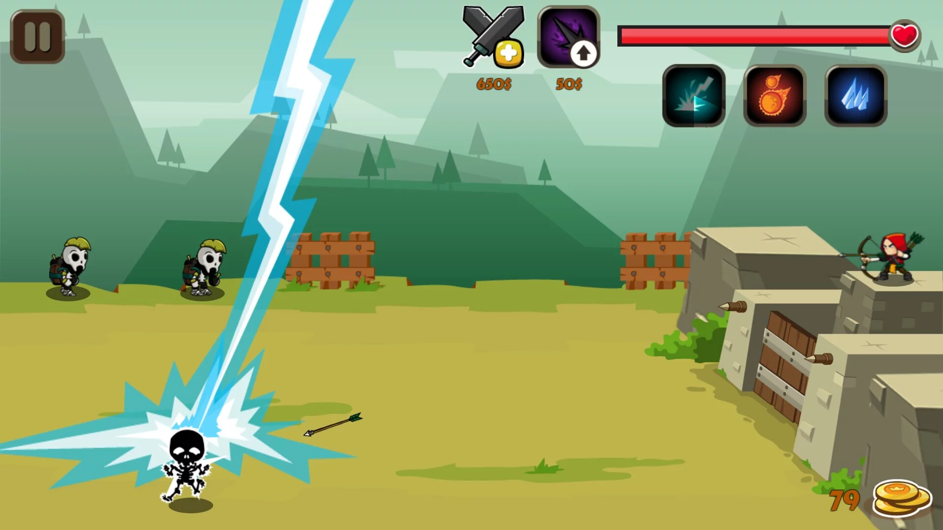 Изображение игры: Enemies Defender