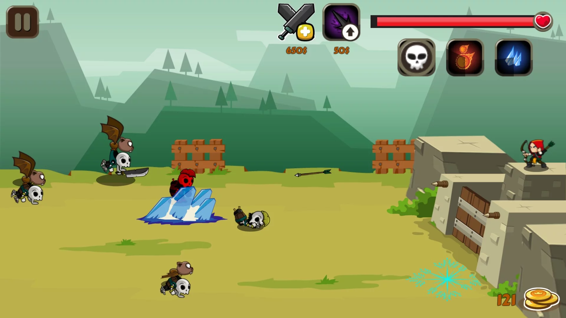 Изображение игры: Enemies Defender