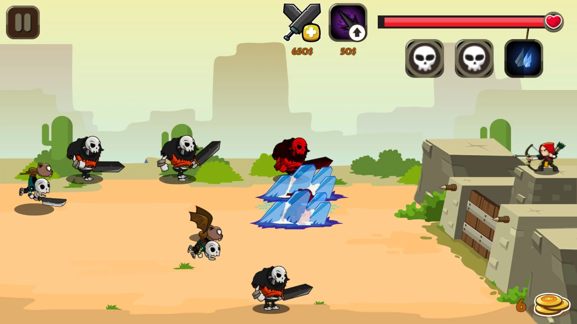 Изображение игры: Enemies Defender