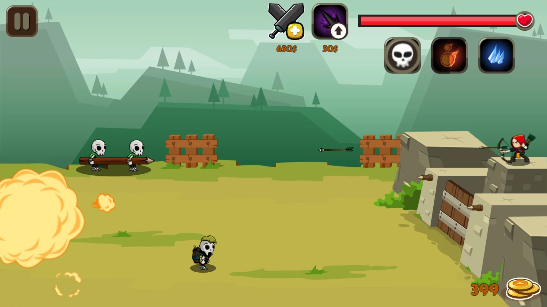 Изображение игры: Enemies Defender