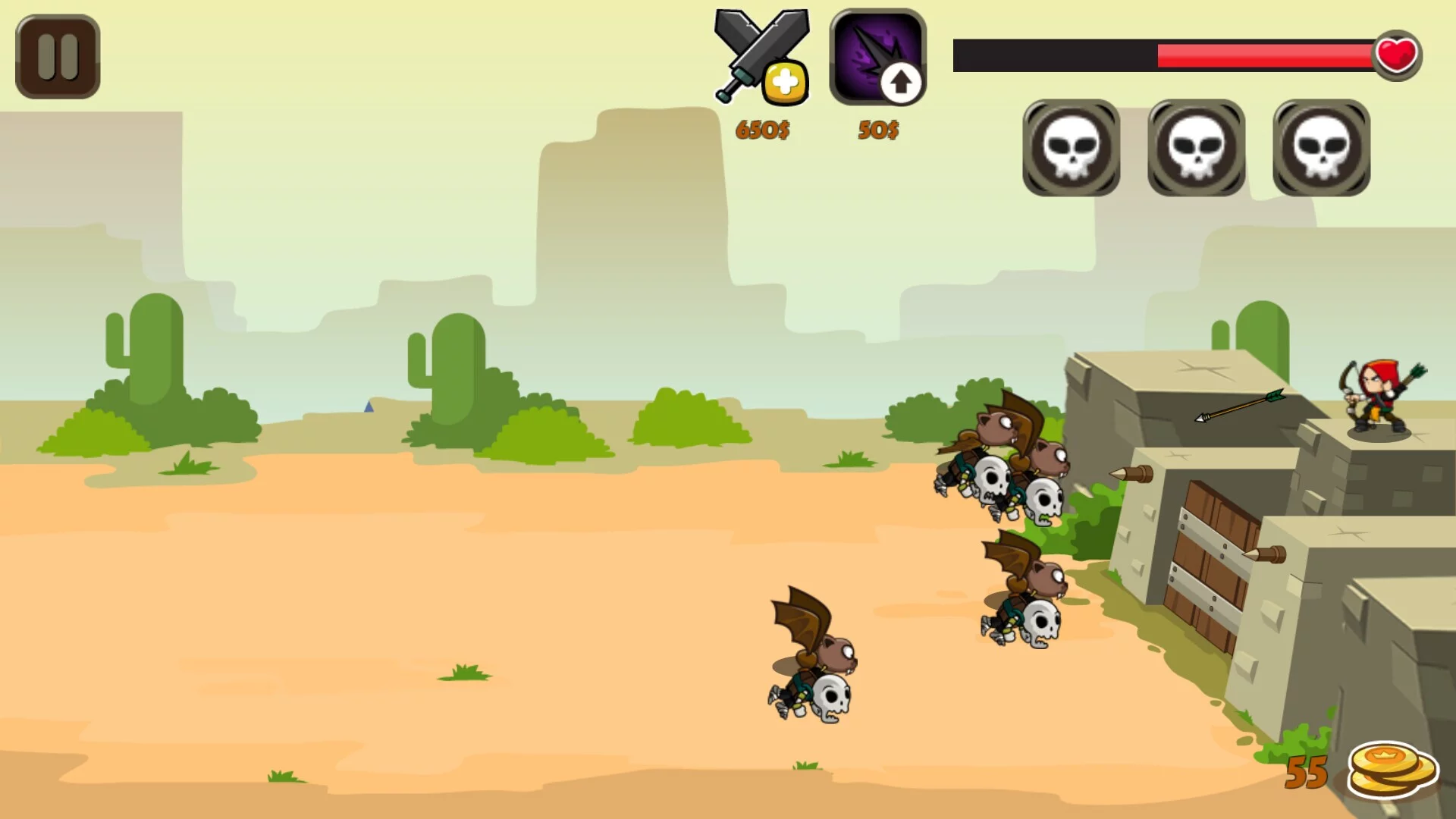 Изображение игры: Enemies Defender