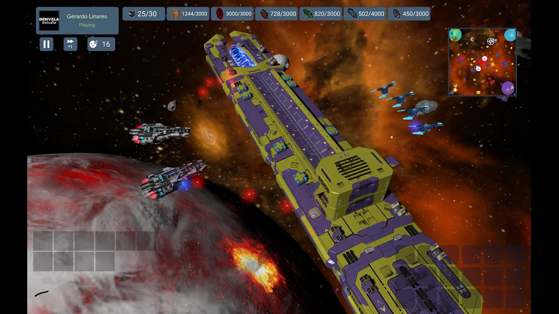Изображение игры: Galactic Conquest Battle Infinity