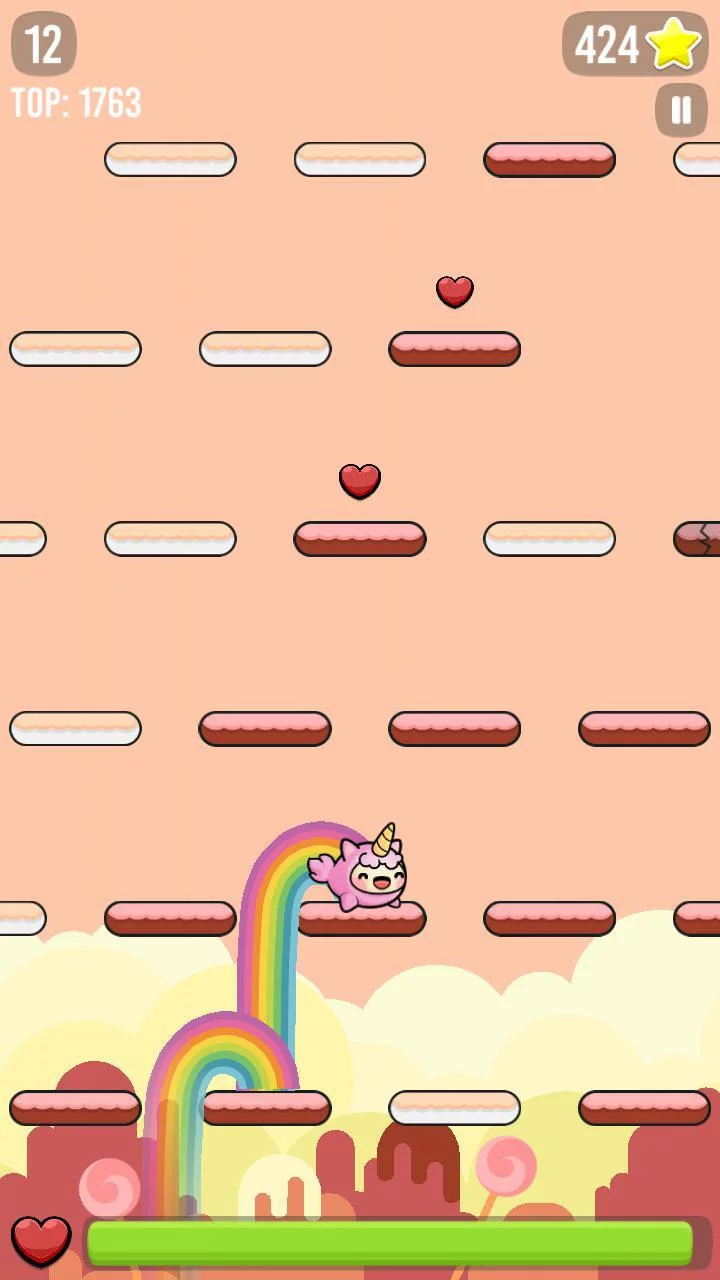 Изображение игры: Happy Hop: Kawaii Jump