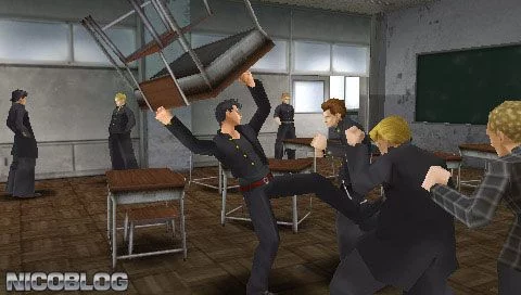 Изображение игры: Kenka Banchou 4: Ichinen Sensou