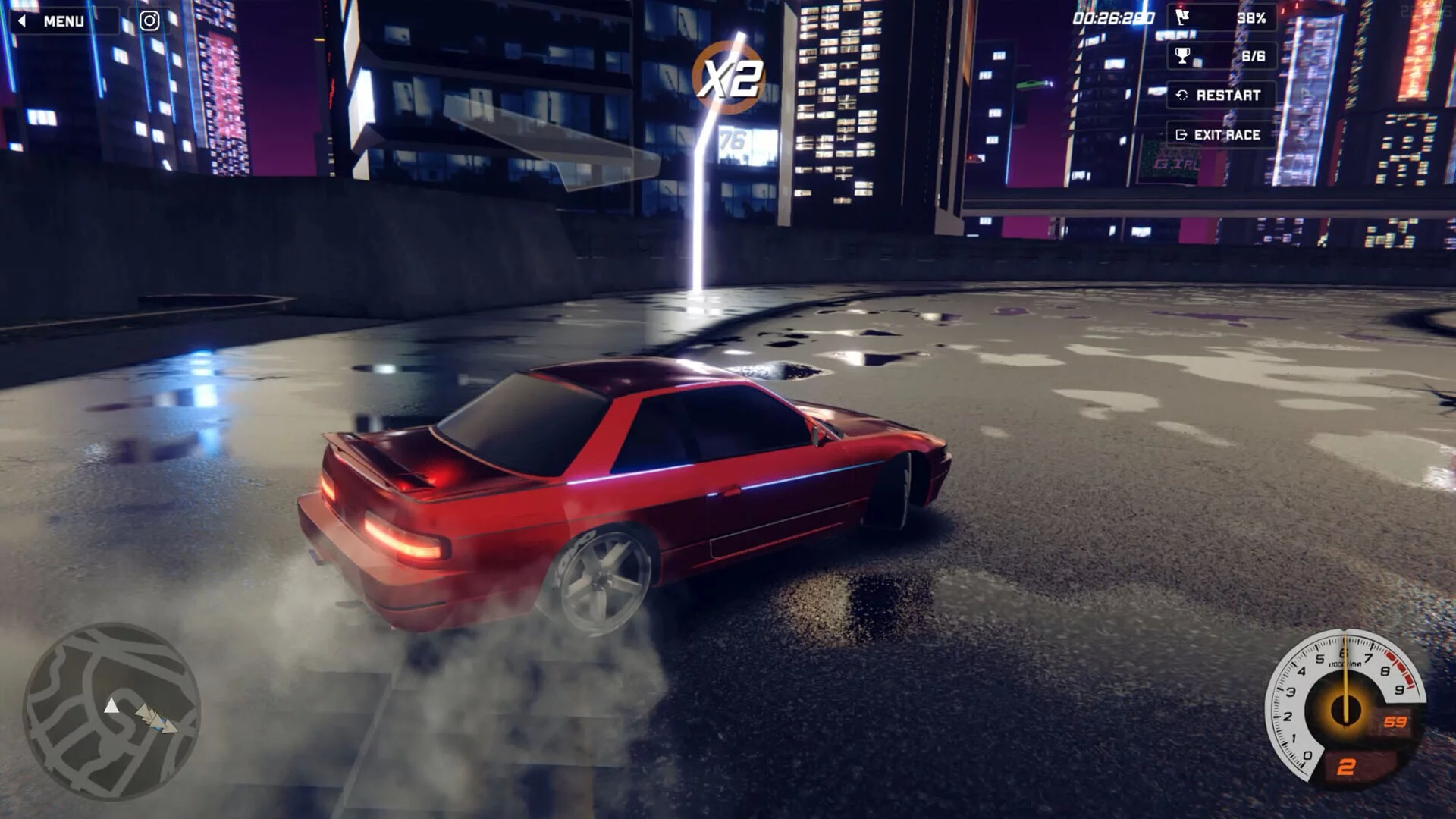 Изображение игры: CityRacer